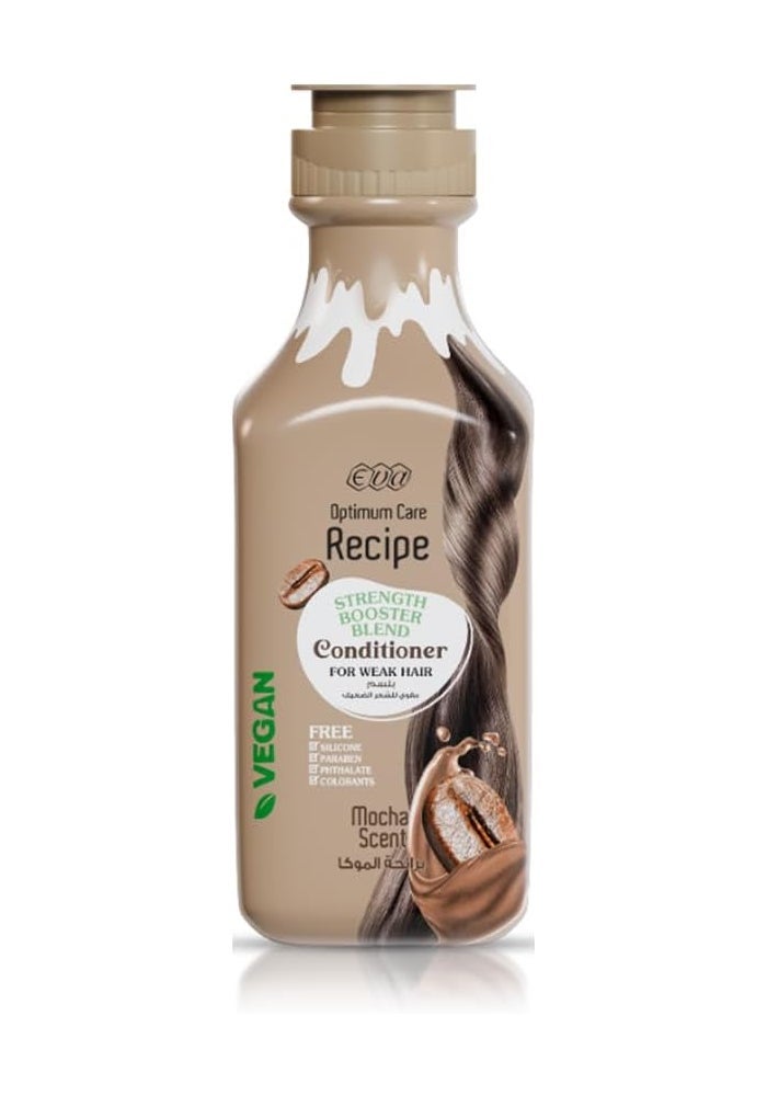 Eva Optimum Care Recipe Strength Booster Blend Conditioner Mocha Scent 350 Ml - Image 1